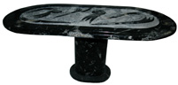 Table Ovale couverture fossiles: image 1 0f 2 thumb